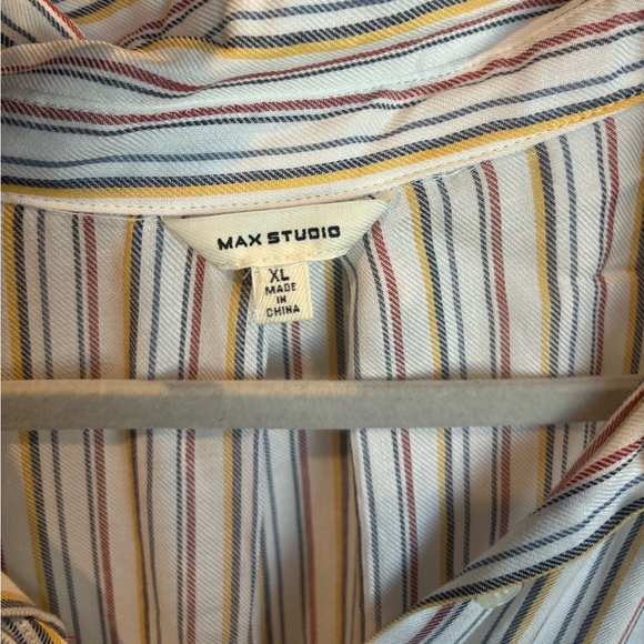 Very soft button up blouse stripe - Picture 2 of 4